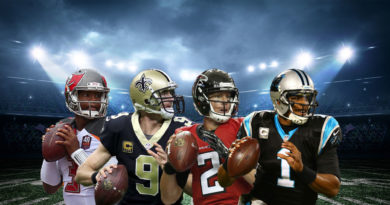 NFC South Winston Brees Ryan Newton