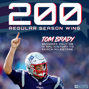 Tom Brady 200 vittorie