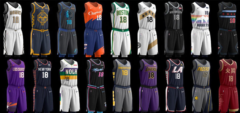 NBA city edition jersey 2018