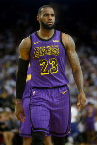 LeBron James infortunio