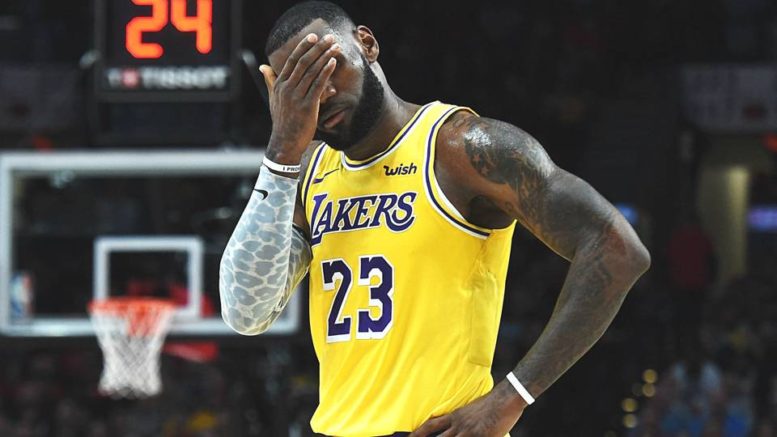 LeBron Lakers incubo