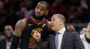 LeBron James Tyronn Lue Lakers