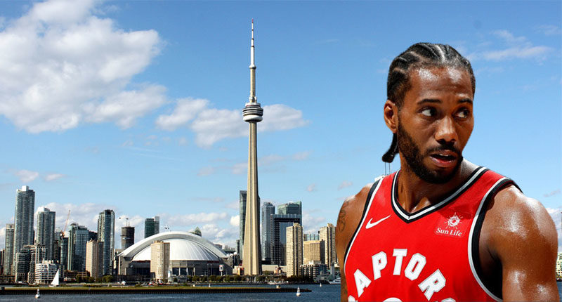 Kawhi-et Place Leonard Toronto Raptors