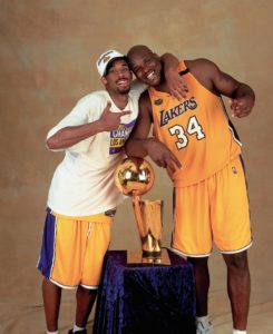 Kobe Bryant Shaquille O'Neal three-peat