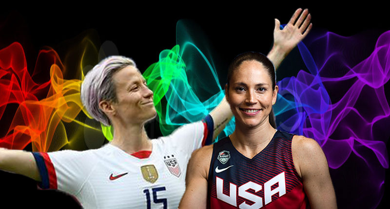 Megan Rapinoe Sue Bird pride