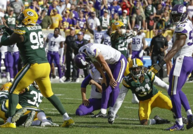 Daniel Carlson sbaglia il Field Goal della vittoria allo scadere contro Green Bay