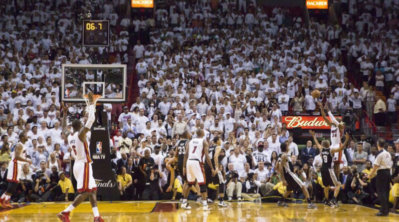 Ray Allen corner 3 Heat Spurs 2013