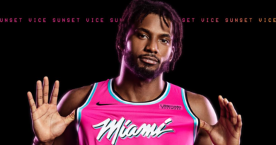 Miami Heat sunset vice jersey