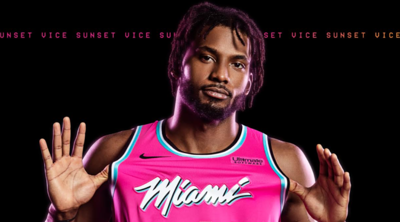 Miami Heat sunset vice jersey